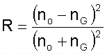 Definition of Reflection Coefficient or Reflectance